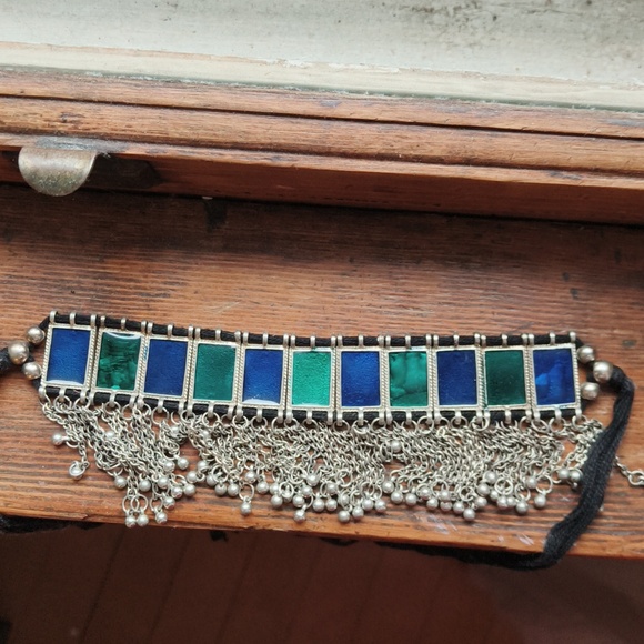 Metal Choker with all shades of blue 💙 - Picture 6 of 8